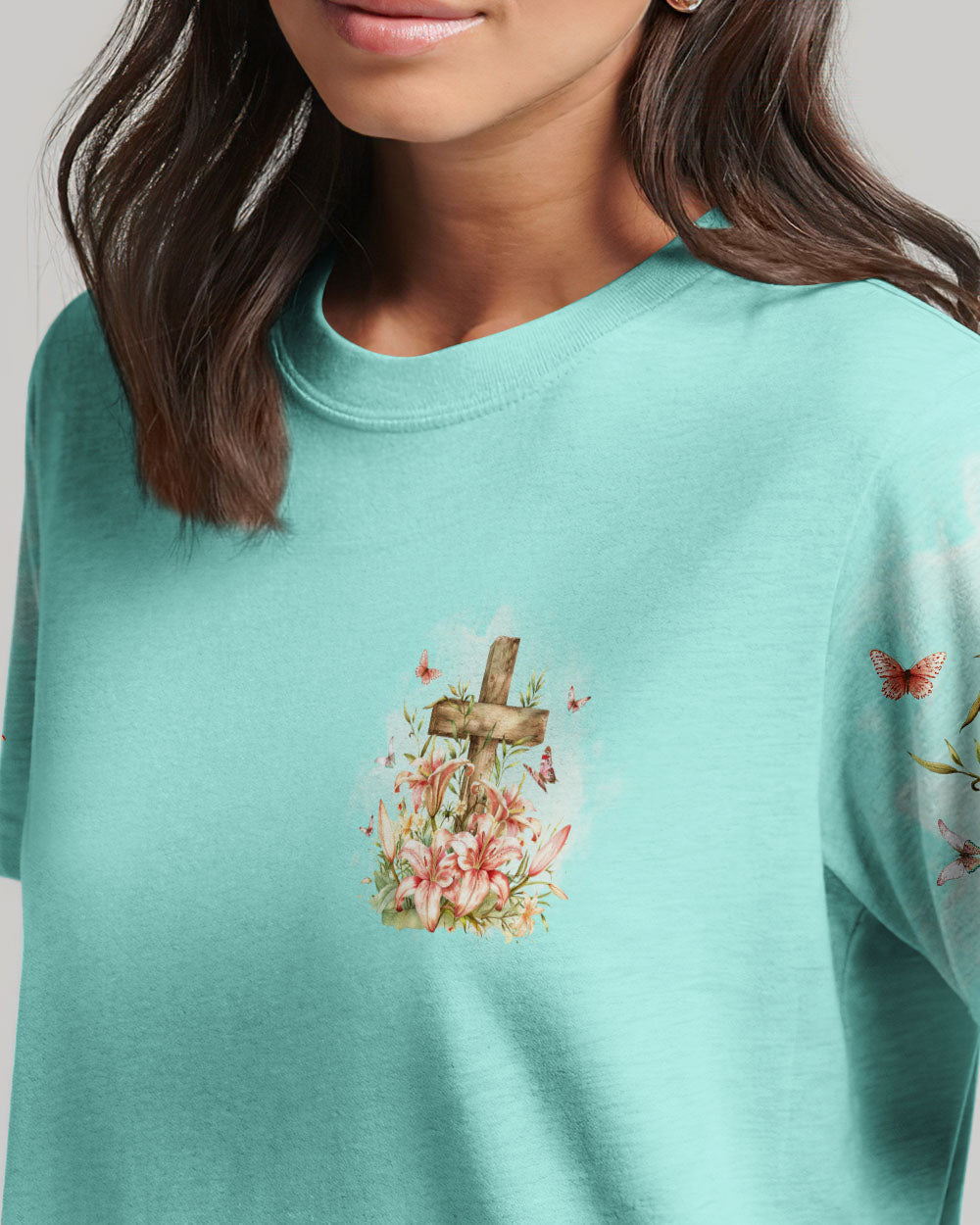 With God All Things Are Possible Women's All Over Print Shirt - Tyhi2503241, easychoo.com