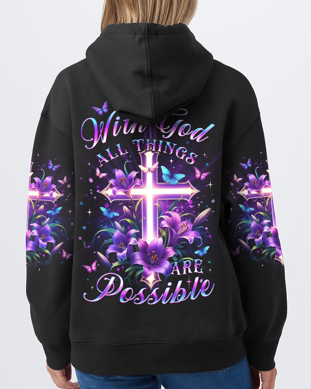 With God All Things Are Possible Women's All Over Print Shirt - Yhlt2901244, easychoo.com