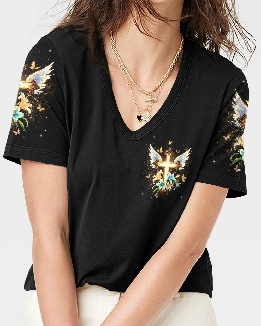 I Can Do All Things Wings Women's All Over Print Shirt - Yhln3011233, easychoo.com