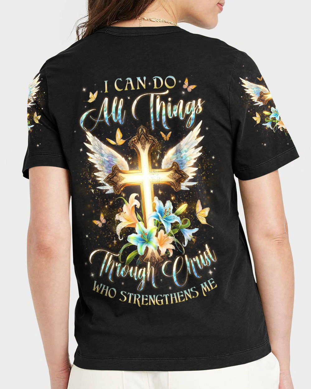 I Can Do All Things Wings Women's All Over Print Shirt - Yhln3011233, easychoo.com