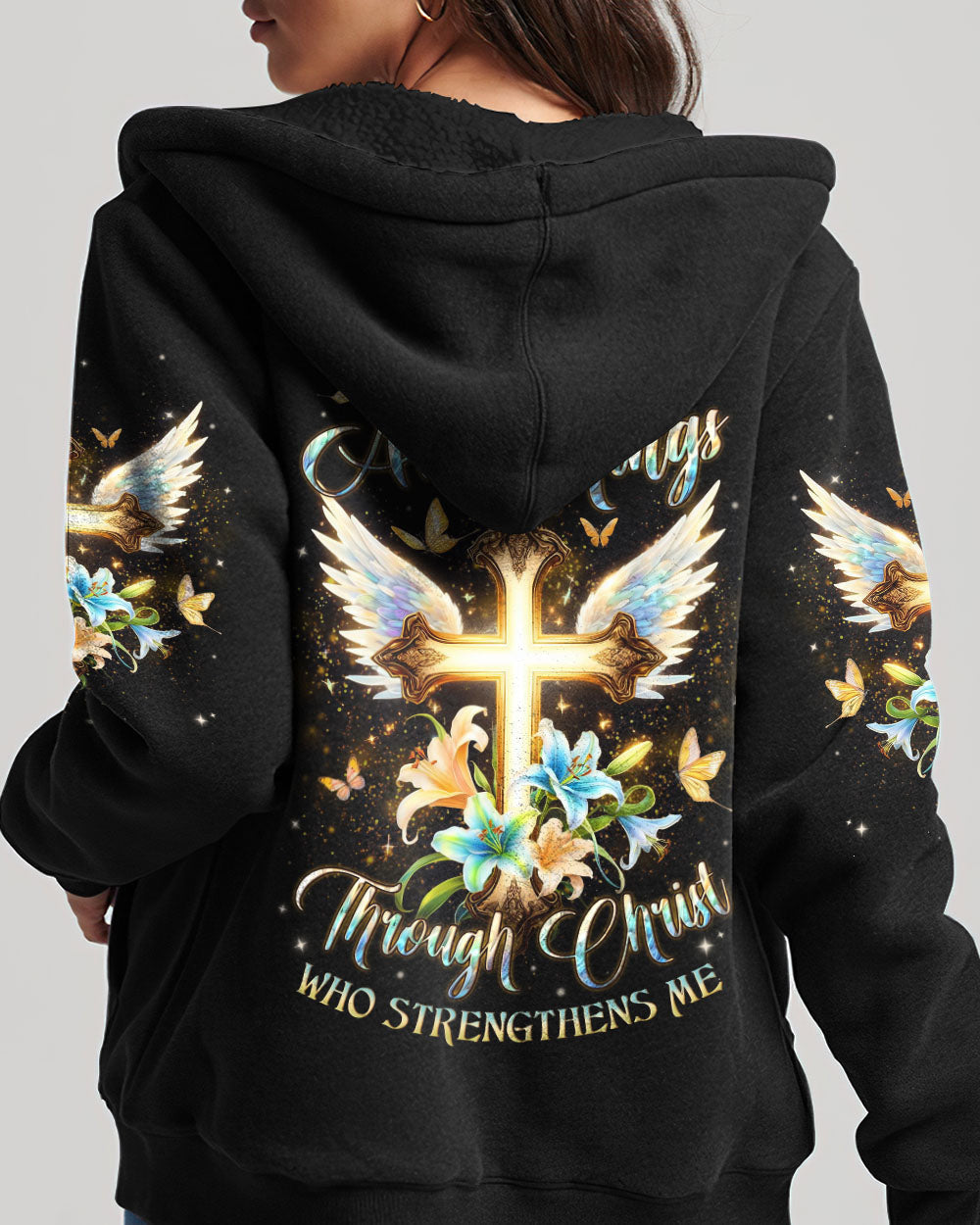 I Can Do All Things Wings Women's All Over Print Shirt - Yhln3011233, easychoo.com