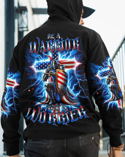 Be A Warrior Not A Worrier Men's All Over Print Shirt - Tlno1212234, easychoo.com