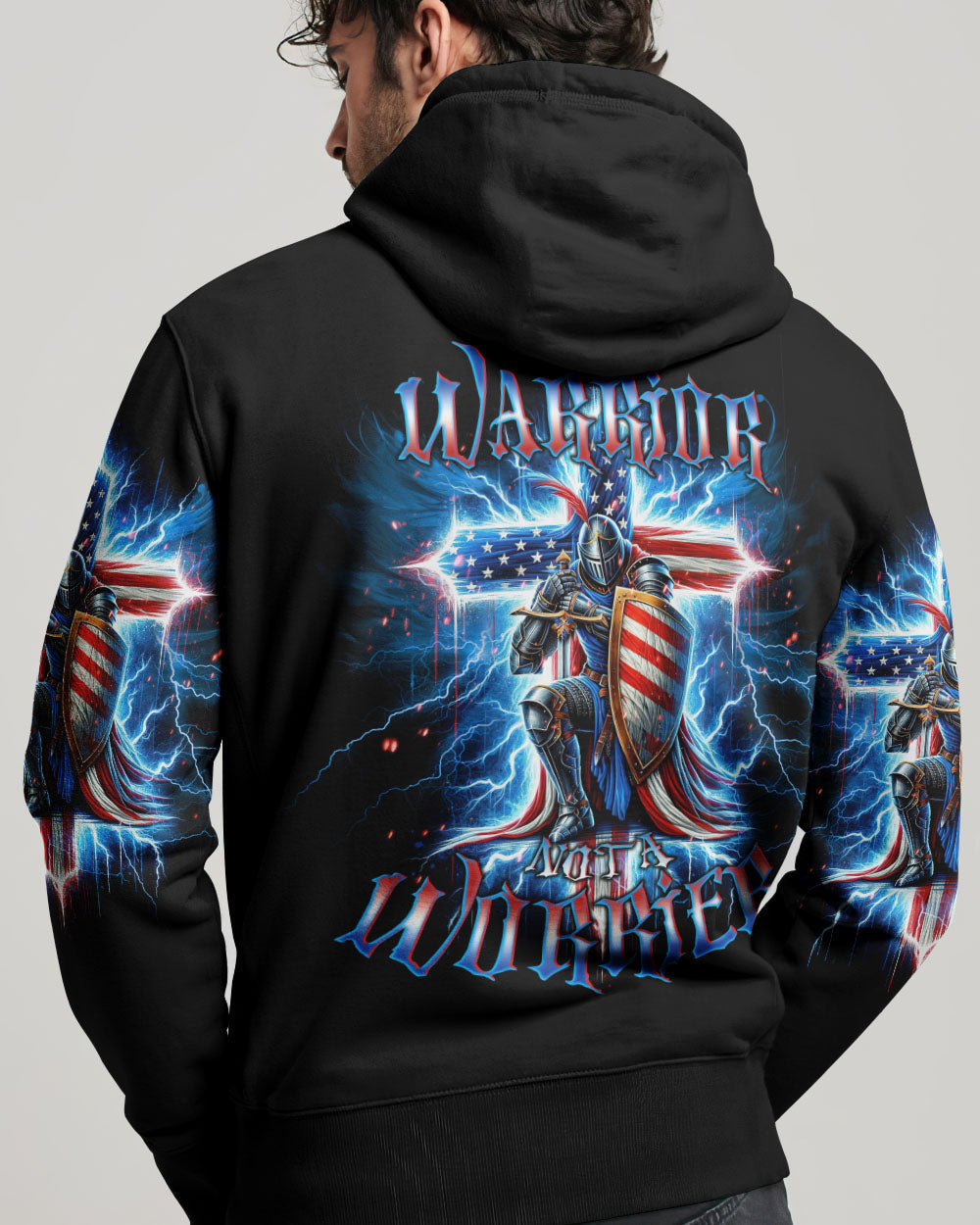 Be A Warrior Not A Worrier Men's All Over Print Shirt - Tlno1212234, easychoo.com