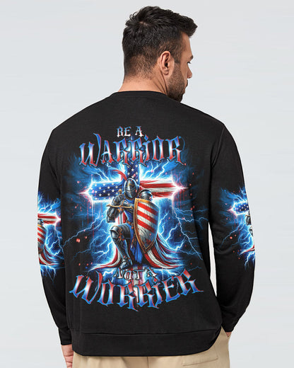 Be A Warrior Not A Worrier Men's All Over Print Shirt - Tlno1212234, easychoo.com
