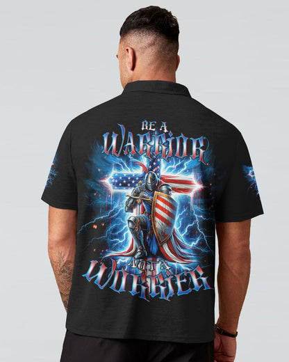 Be A Warrior Not A Worrier Men's All Over Print Shirt - Tlno1212234, easychoo.com