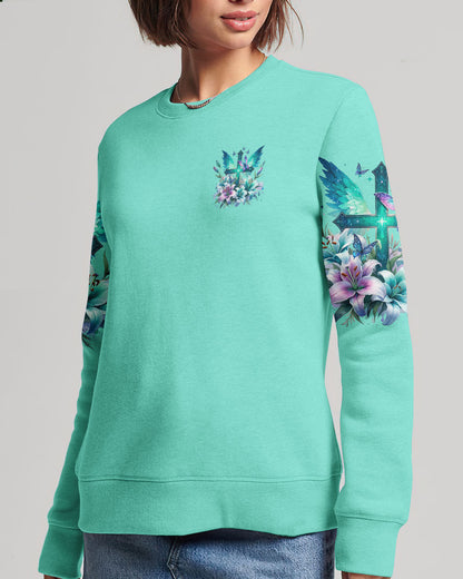 Don't Be Afraid Just Believe Cross Lilies Women's All Over Print Shirt - Tlnz0512234, easychoo.com