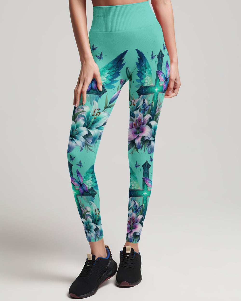 Don't Be Afraid Just Believe Cross Lilies Women's All Over Print Shirt - Tlnz0512234, easychoo.com