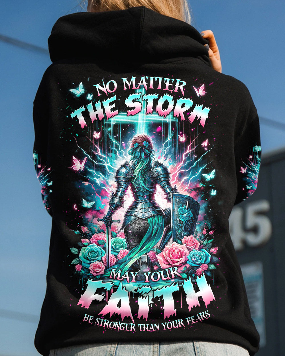 No Matter The Storm Warrior Women's All Over Print Shirt - Tlnz1512232, easychoo.com