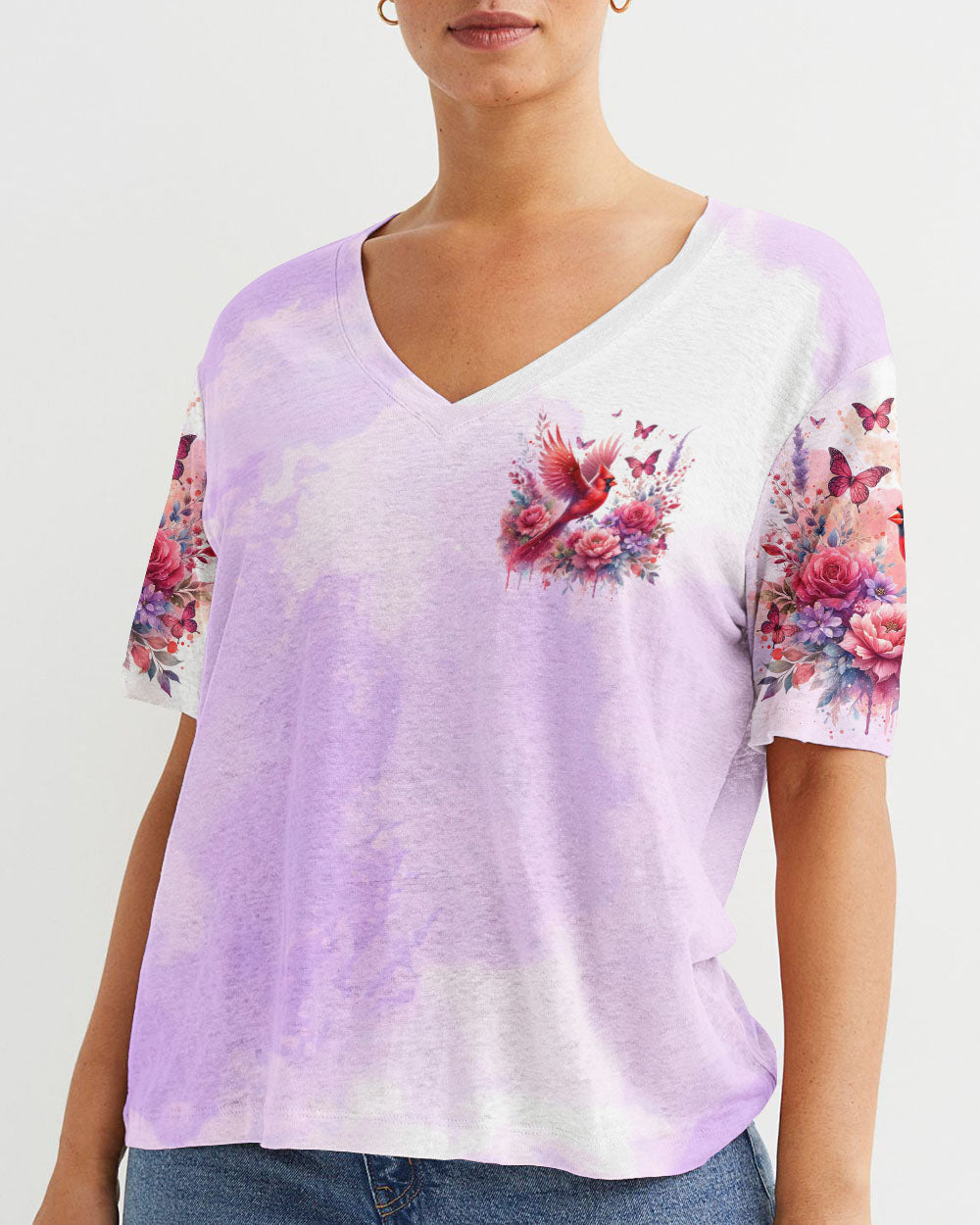 When Cardinals Appear Angels Are Near Women's All Over Print Shirt - Tltr1512232, easychoo.com