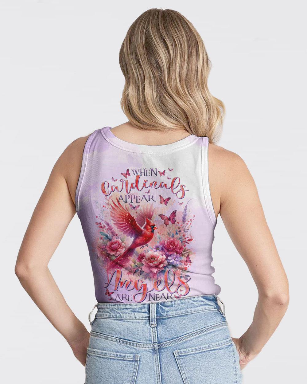 When Cardinals Appear Angels Are Near Women's All Over Print Shirt - Tltr1512232, easychoo.com