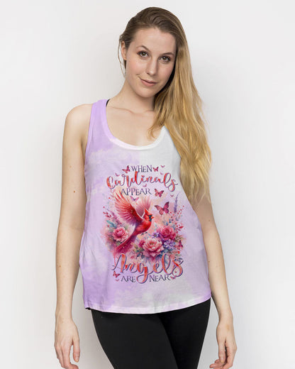 When Cardinals Appear Angels Are Near Women's All Over Print Shirt - Tltr1512232, easychoo.com