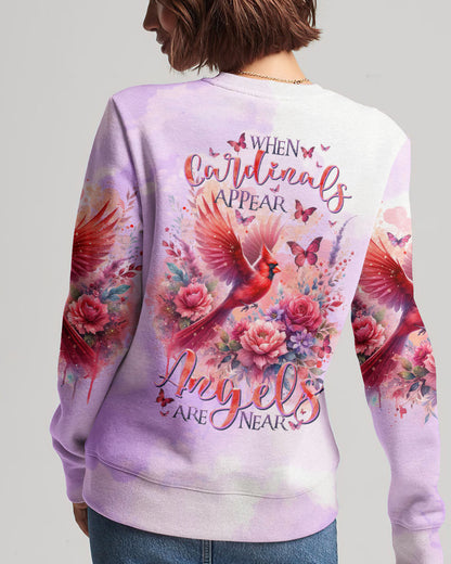 When Cardinals Appear Angels Are Near Women's All Over Print Shirt - Tltr1512232, easychoo.com