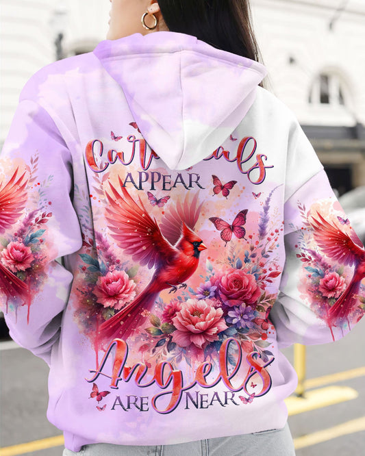 When Cardinals Appear Angels Are Near Women's All Over Print Shirt - Tltr1512232, easychoo.com