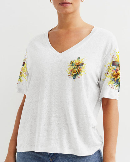 Even In Darkness Lilies Cross Women's All Over Print Shirt - Tlnt1902242, easychoo.com