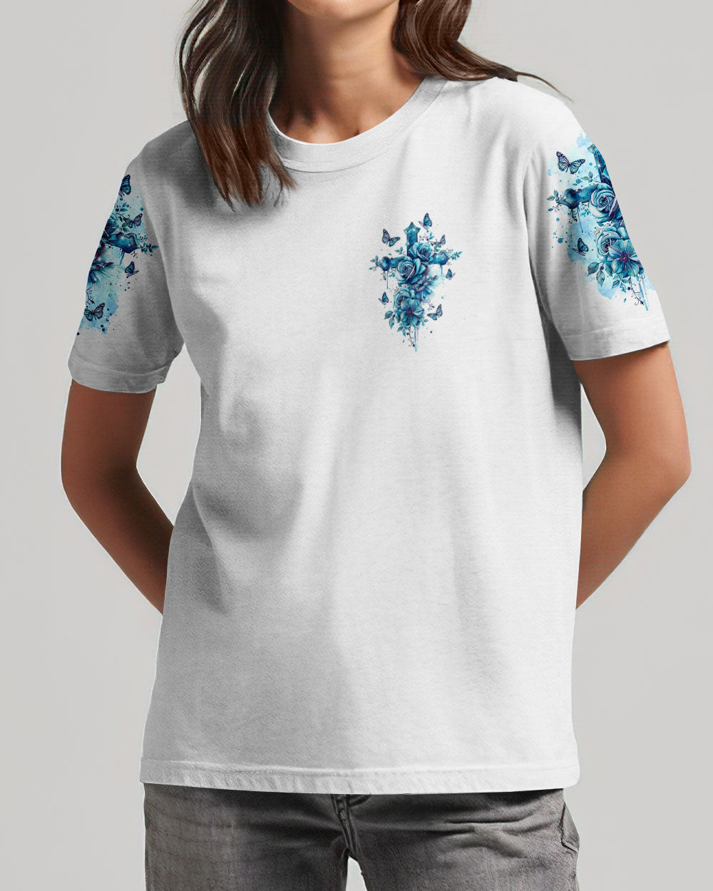 Just A Girl Who Loves Jesus Women's All Over Print Shirt - Tltr0103249, easychoo.com