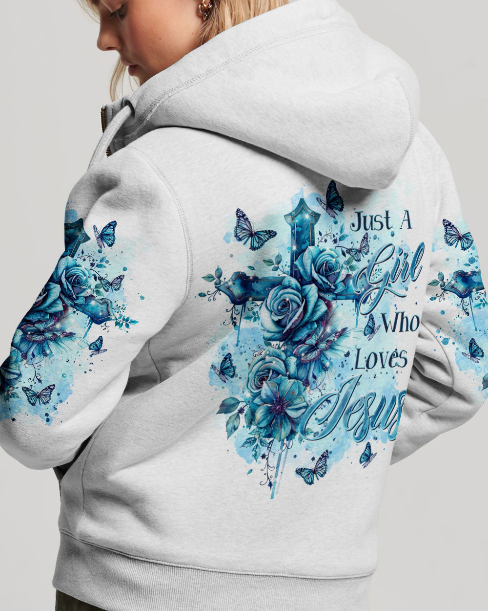 Just A Girl Who Loves Jesus Women's All Over Print Shirt - Tltr0103249, easychoo.com