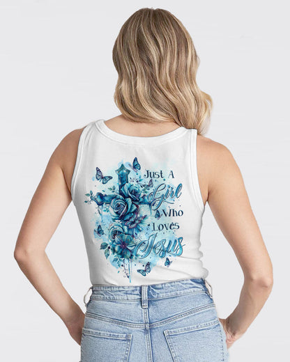 Just A Girl Who Loves Jesus Women's All Over Print Shirt - Tltr0103249, easychoo.com