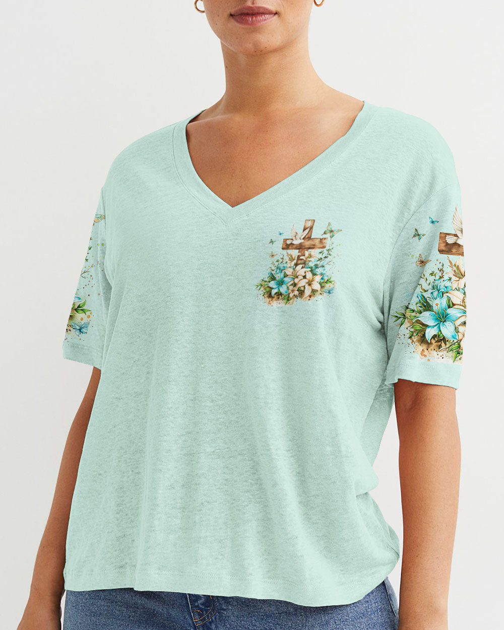 The Lord Is Close Women's All Over Print Shirt - Ty2603241, easychoo.com