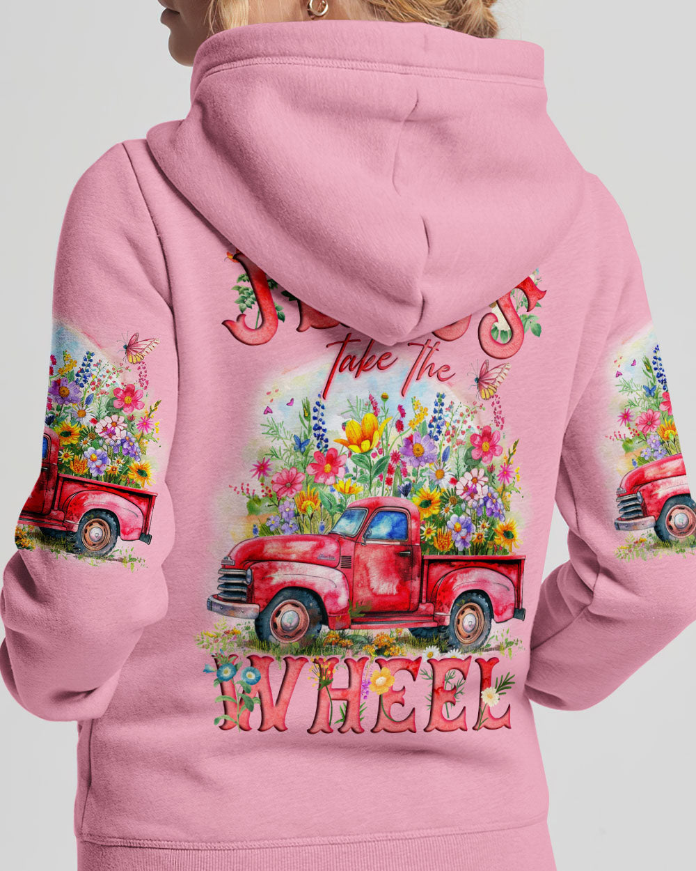 Jesus Take The Wheel Women's All Over Print Shirt - Tyqy0204242, easychoo.com