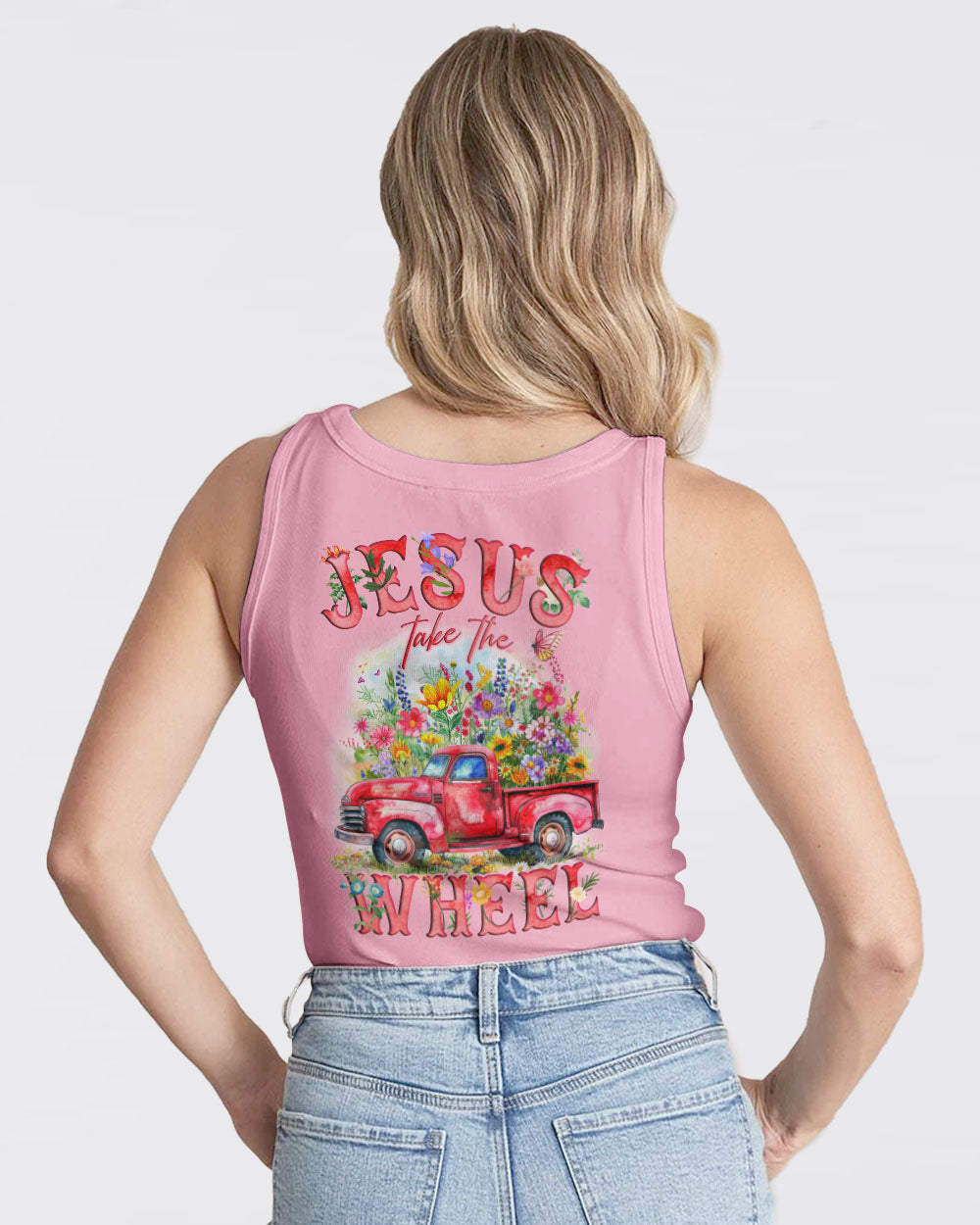 Jesus Take The Wheel Women's All Over Print Shirt - Tyqy0204242, easychoo.com
