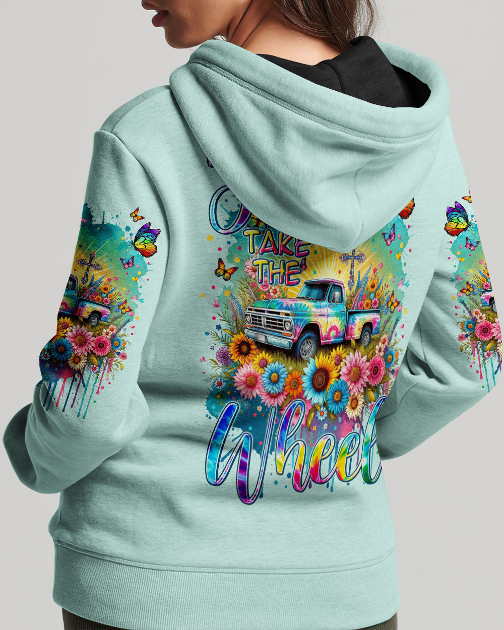 Jesus Take The Wheel Women's All Over Print Shirt - Tytm1411233, easychoo.com