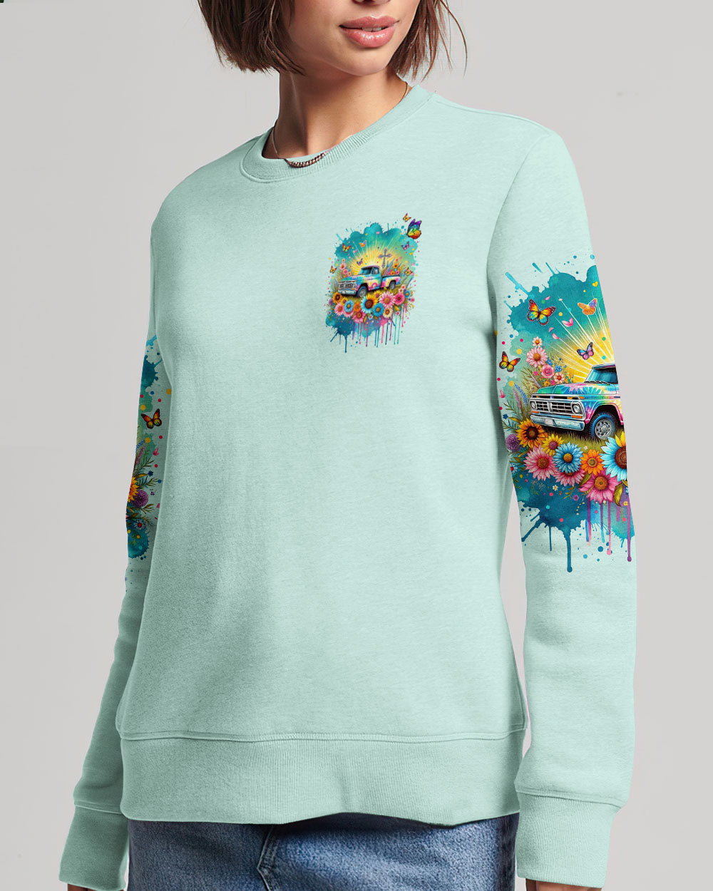 Jesus Take The Wheel Women's All Over Print Shirt - Tytm1411233, easychoo.com