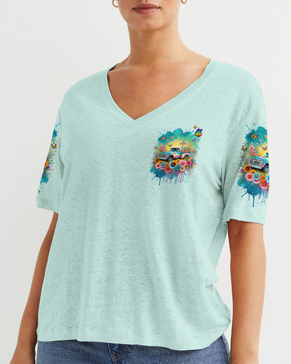 Jesus Take The Wheel Women's All Over Print Shirt - Tytm1411233, easychoo.com