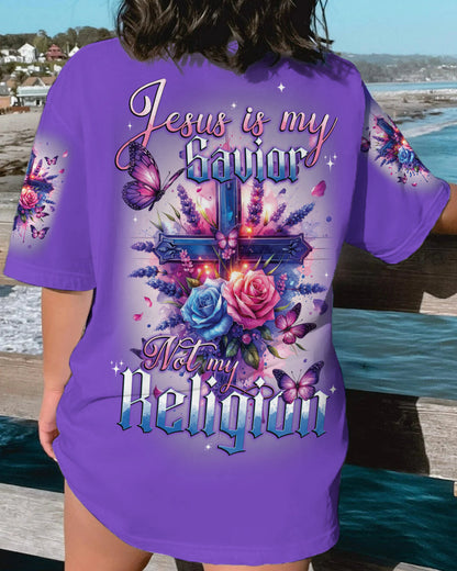 Jesus Is My Savior Women's All Over Print Shirt - Tytd1001242, easychoo.com