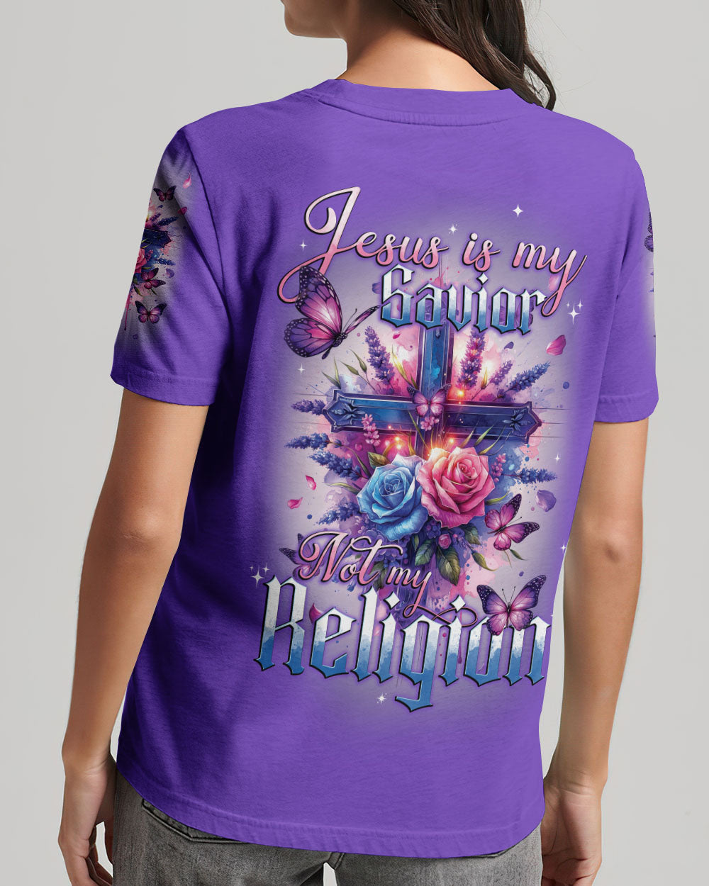 Jesus Is My Savior Women's All Over Print Shirt - Tytd1001242, easychoo.com