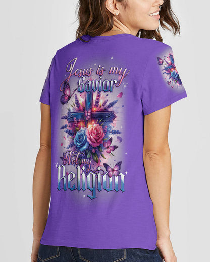 Jesus Is My Savior Women's All Over Print Shirt - Tytd1001242, easychoo.com