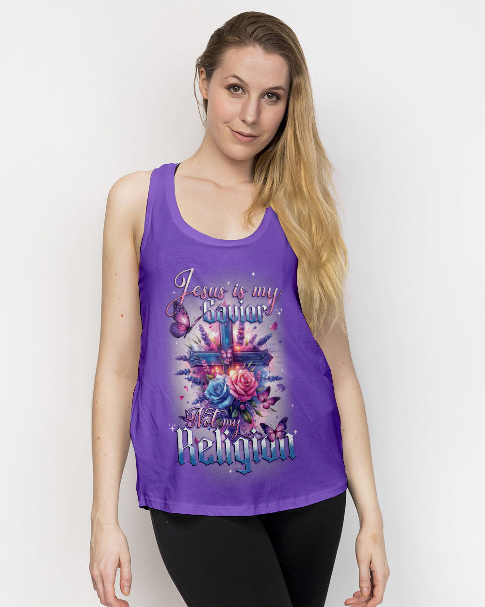 Jesus Is My Savior Women's All Over Print Shirt - Tytd1001242, easychoo.com