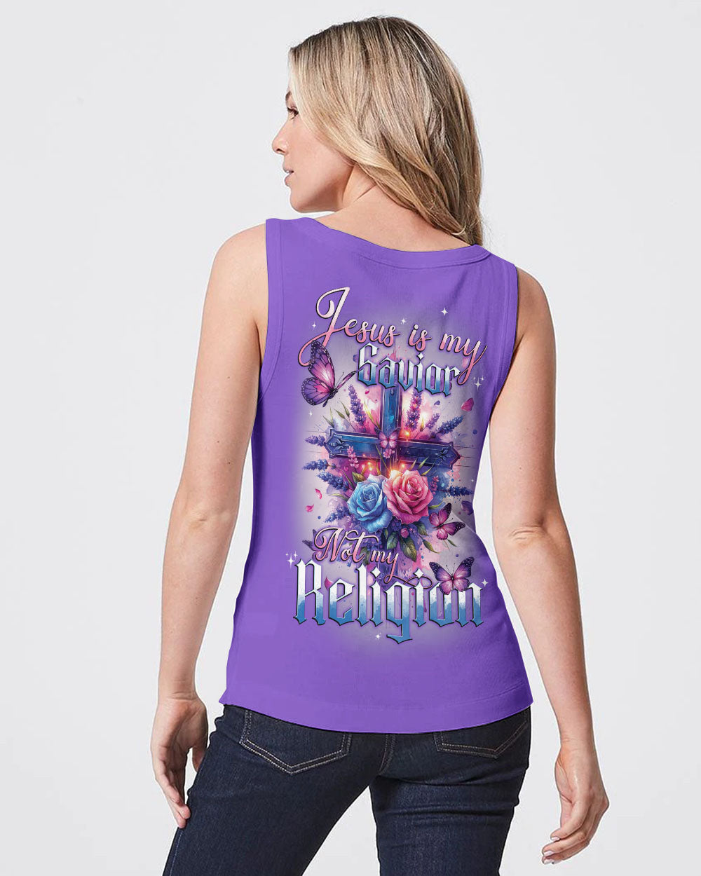 Jesus Is My Savior Women's All Over Print Shirt - Tytd1001242, easychoo.com