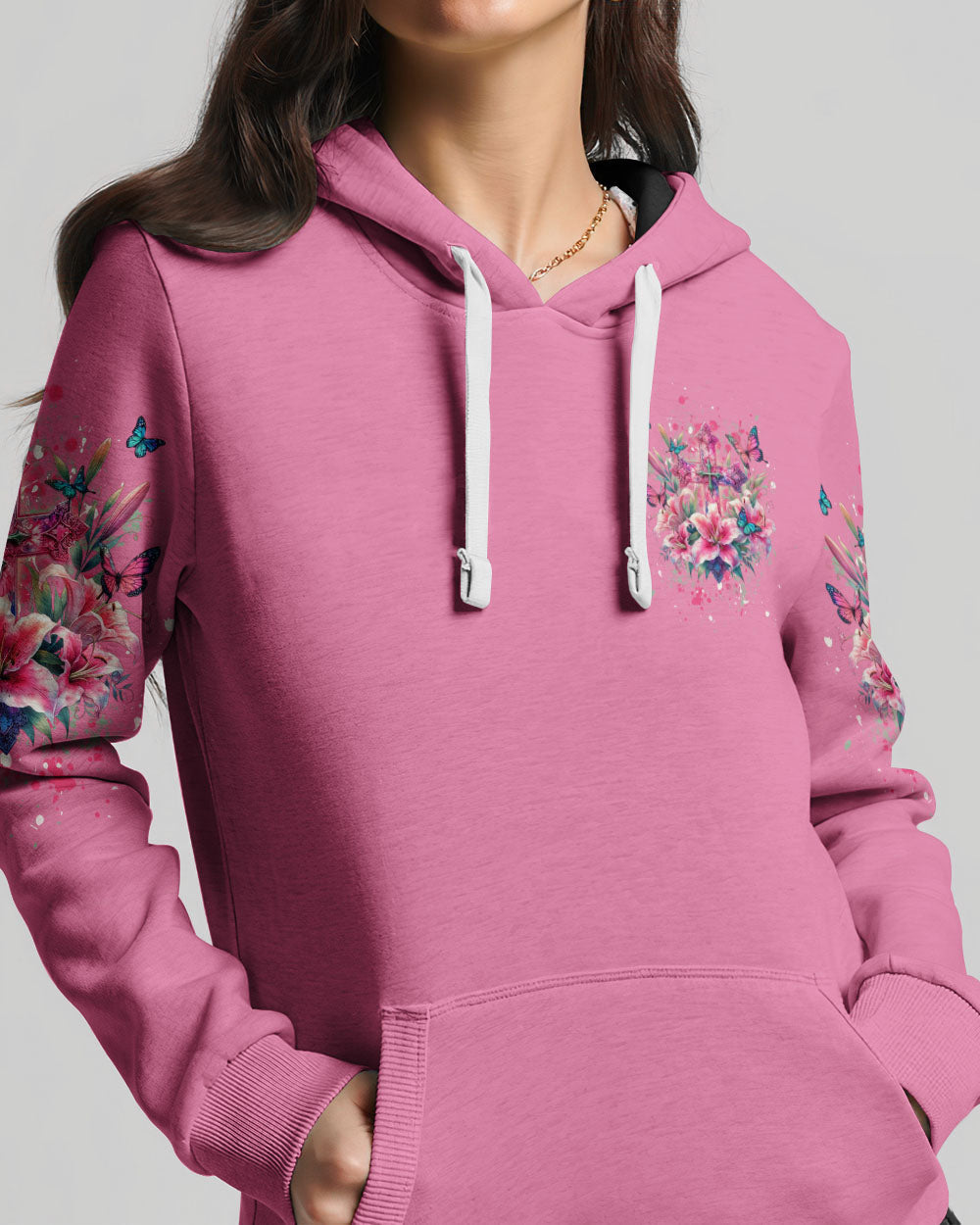 Worry Ends When Faith Begins Women's All Over Print Shirt - Yhdu2201243, easychoo.com