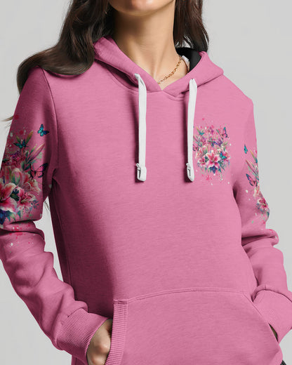 Worry Ends When Faith Begins Women's All Over Print Shirt - Yhdu2201243, easychoo.com