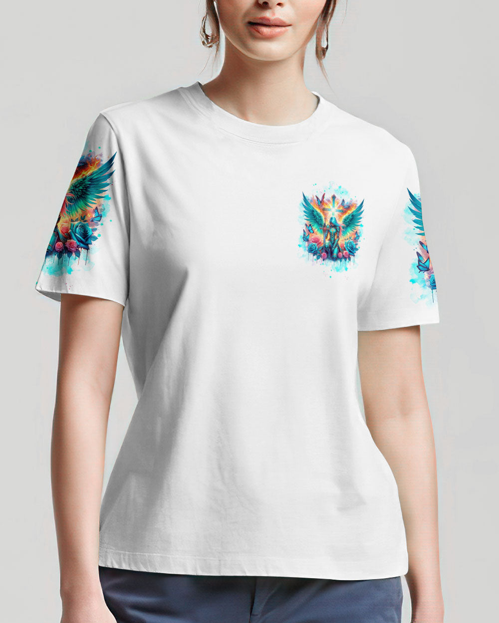 She Who Kneels Before God Warrior Women's All Over Print Shirt - Tltw0403244, easychoo.com