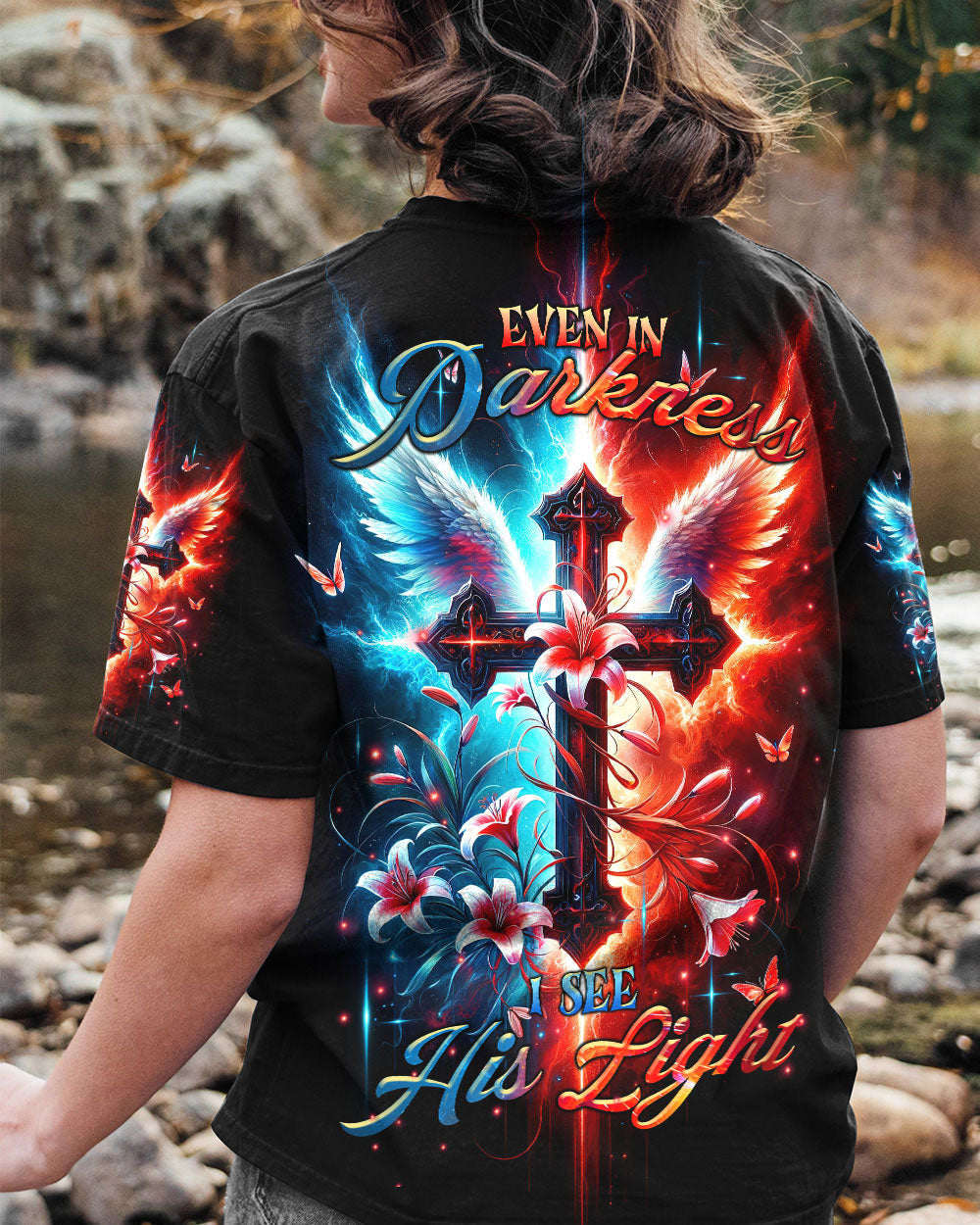 Even In Darkness Women's All Over Print Shirt - Tltr2011234, easychoo.com