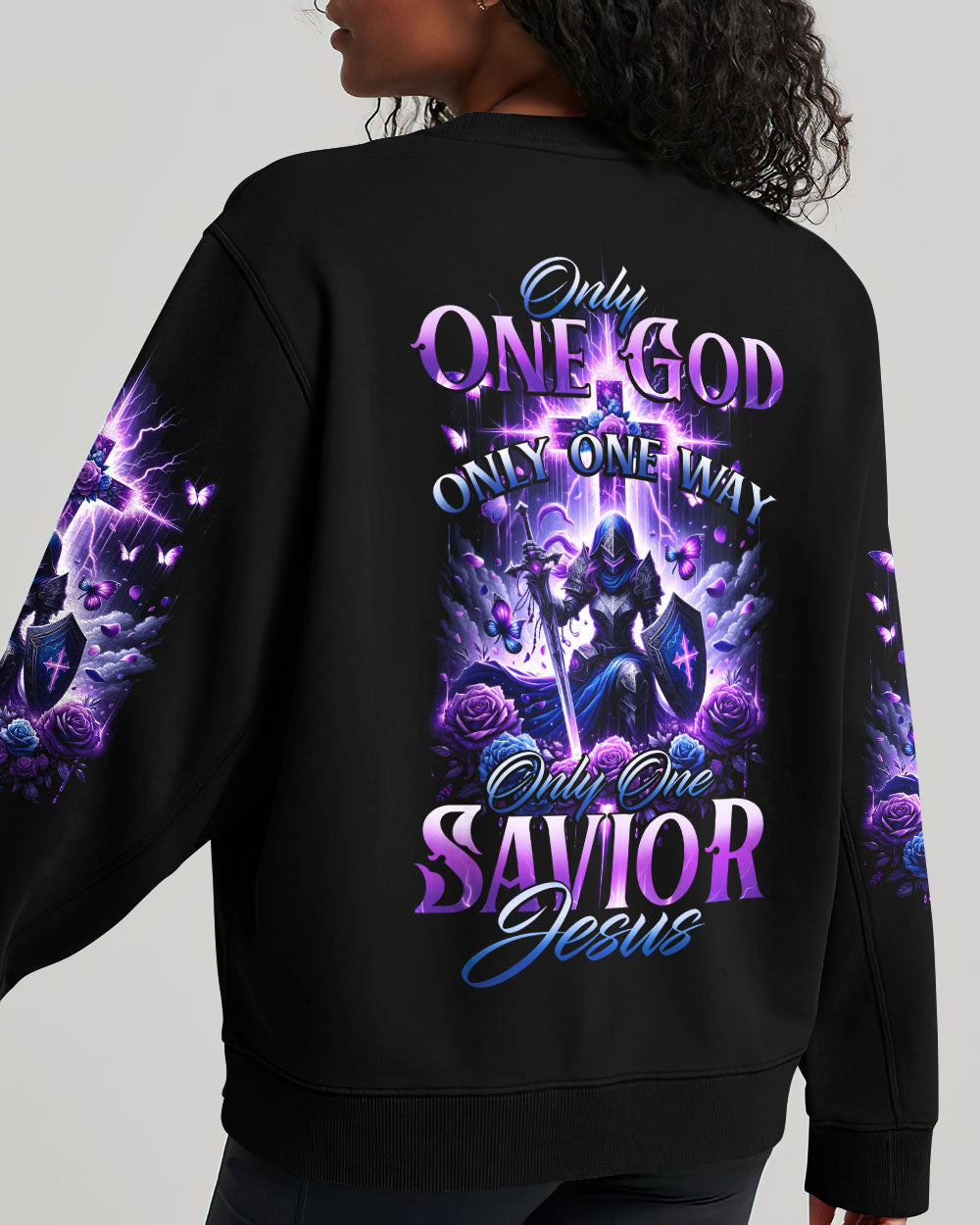 Only One God Women's All Over Print Shirt - Tytd1812234, easychoo.com
