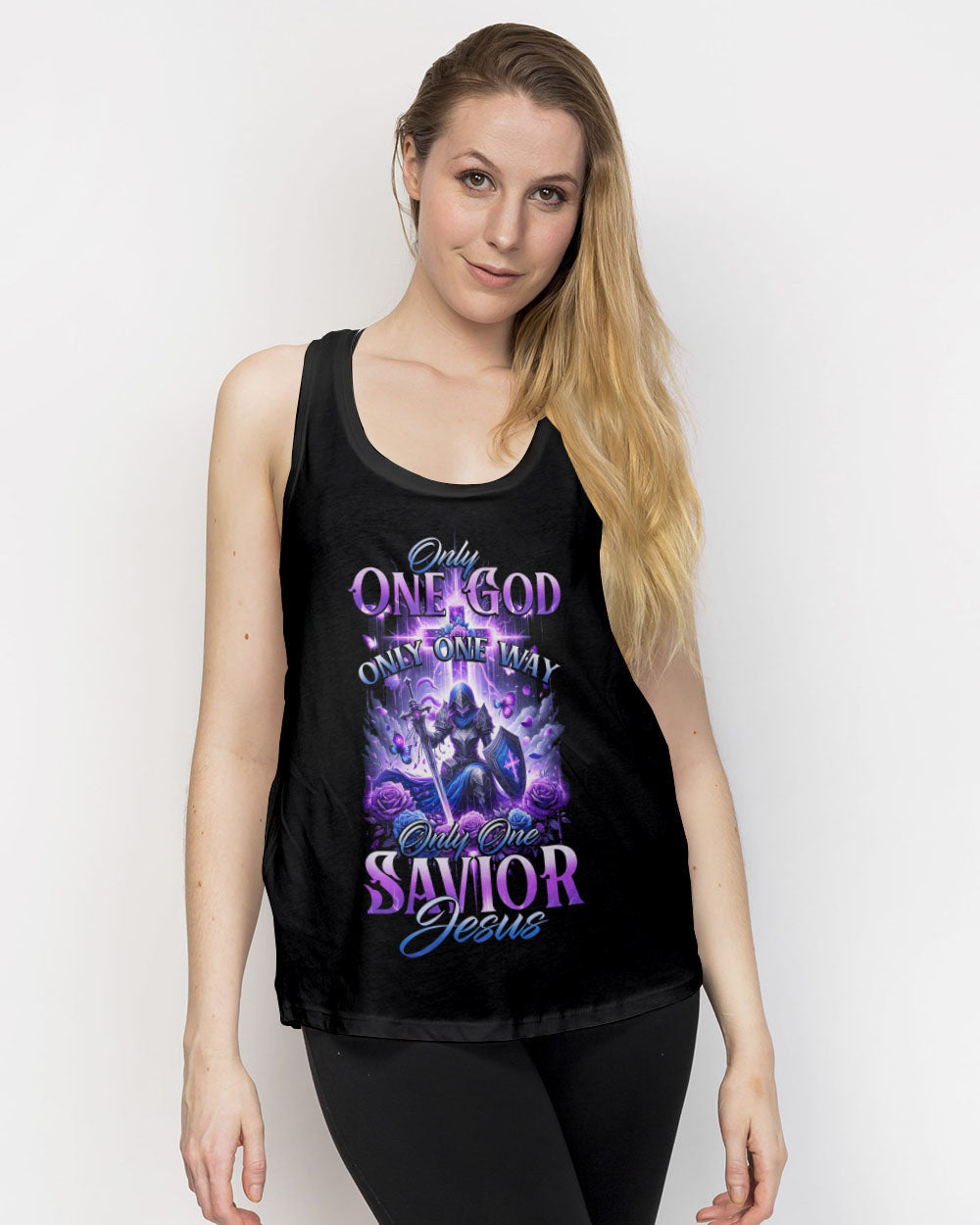 Only One God Women's All Over Print Shirt - Tytd1812234, easychoo.com