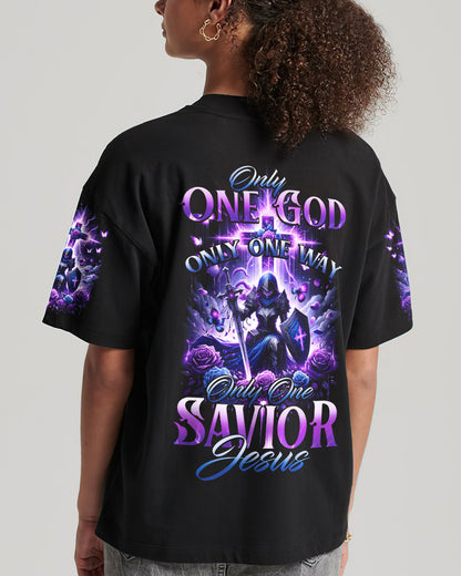 Only One God Women's All Over Print Shirt - Tytd1812234, easychoo.com