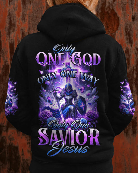 Only One God Women's All Over Print Shirt - Tytd1812234, easychoo.com