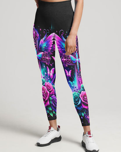 The Joy Of The Lord Cross Wings Rose Women's All Over Print Shirt - Tltr3011232, easychoo.com