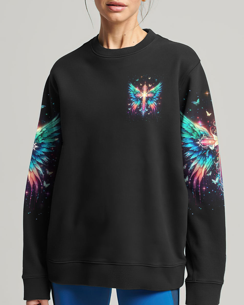 God Is My Strength Women's All Over Print Shirt - Yhdu0301243, easychoo.com