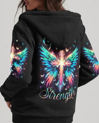 God Is My Strength Women's All Over Print Shirt - Yhdu0301243, easychoo.com