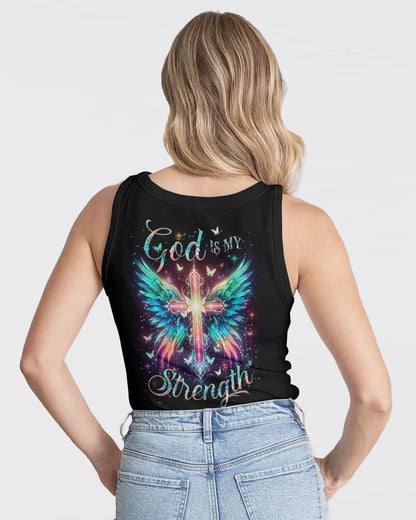 God Is My Strength Women's All Over Print Shirt - Yhdu0301243, easychoo.com