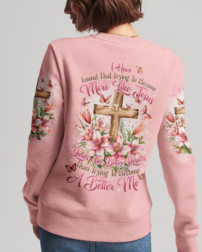 Trying To Become More Like Jesus Women's All Over Print Shirt - Tytd2503241, easychoo.com