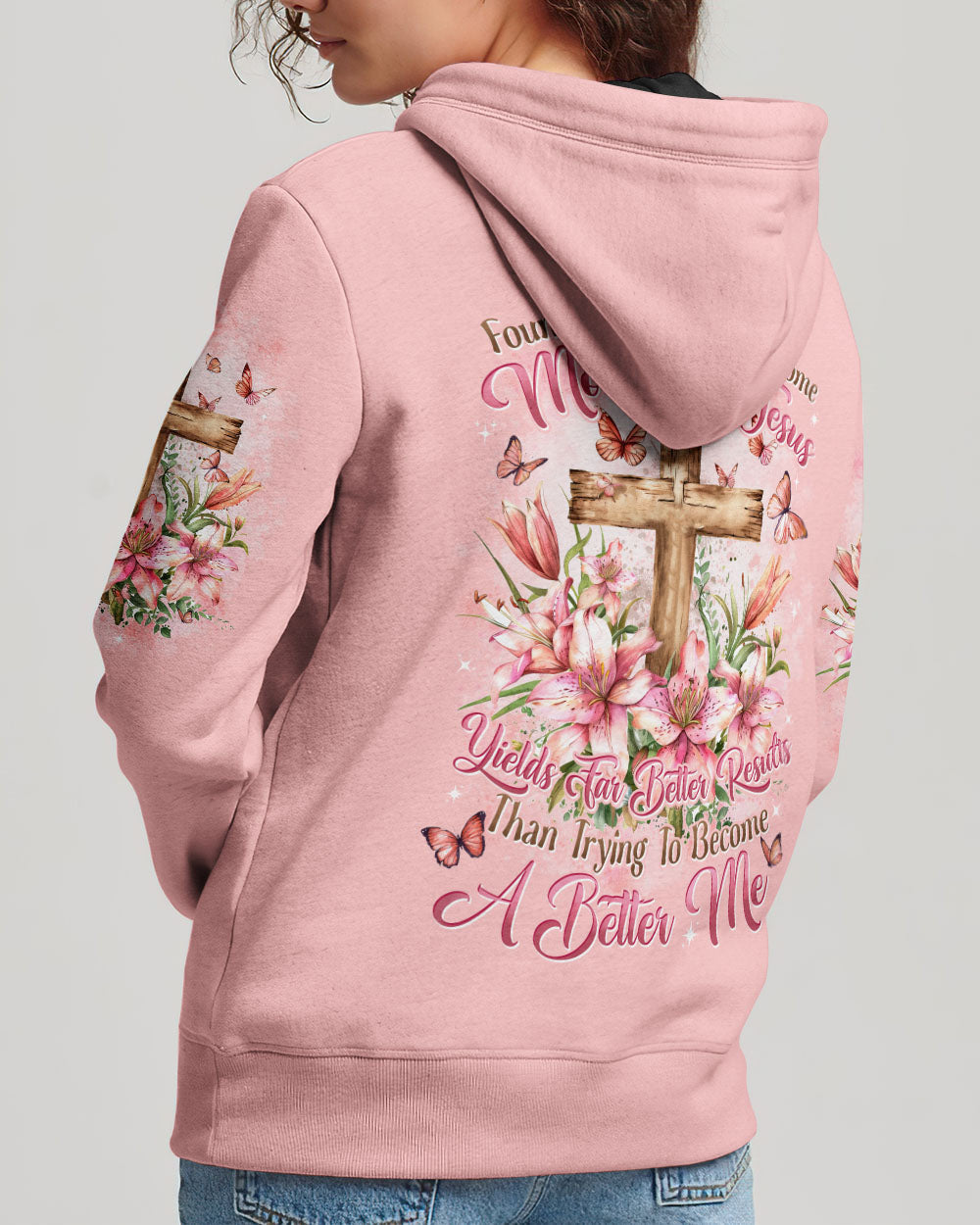 Trying To Become More Like Jesus Women's All Over Print Shirt - Tytd2503241, easychoo.com