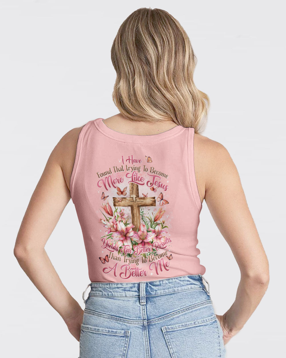 Trying To Become More Like Jesus Women's All Over Print Shirt - Tytd2503241, easychoo.com