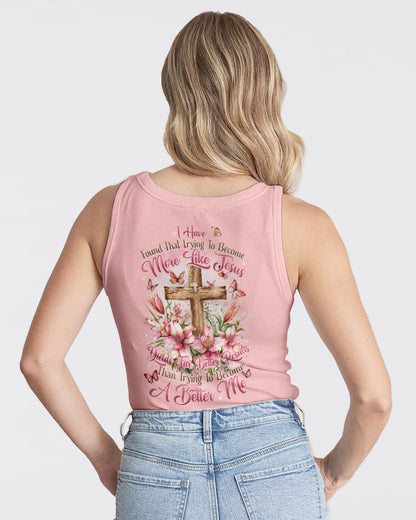 Trying To Become More Like Jesus Women's All Over Print Shirt - Tytd2503241, easychoo.com