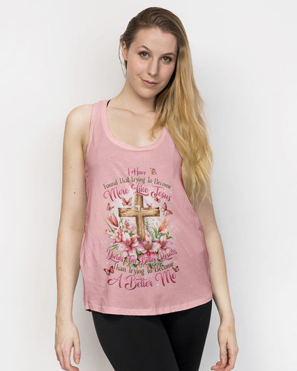 Trying To Become More Like Jesus Women's All Over Print Shirt - Tytd2503241, easychoo.com