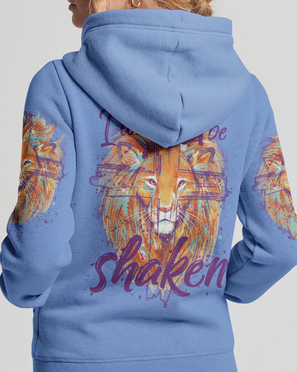 I Will Not Be Shaken Lion Women's All Over Print Shirt - Tytm2401244, easychoo.com
